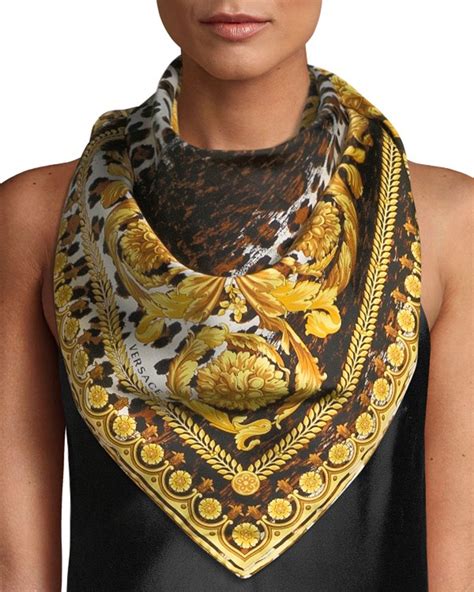 versace scarves womens|Versace silk scarf women.